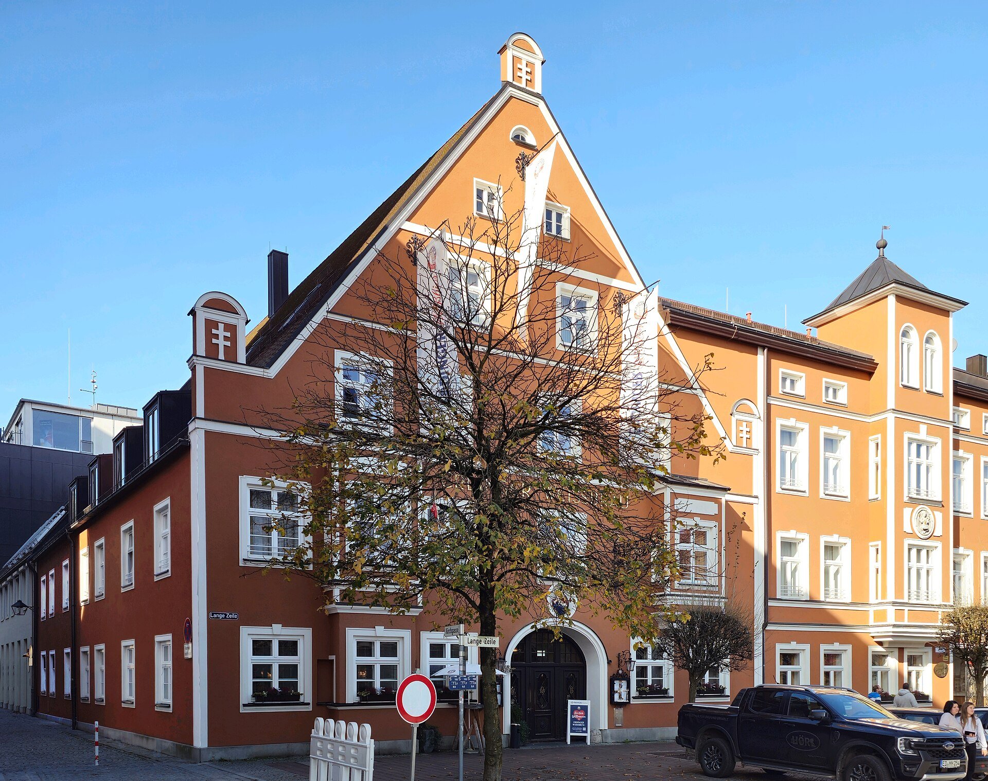 Historisches Gasthaus Erdinger Weißbräu in der Altstadt von Erding