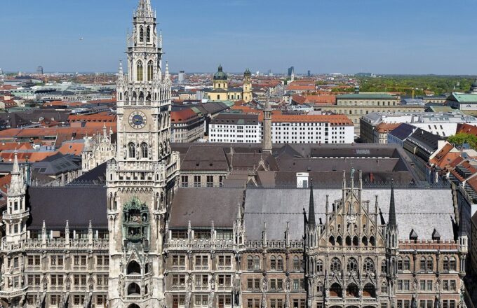 Neues Rathaus am Marienplatz in München