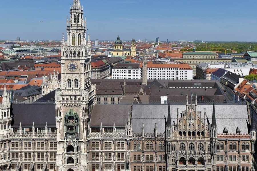 Neues Rathaus am Marienplatz in München