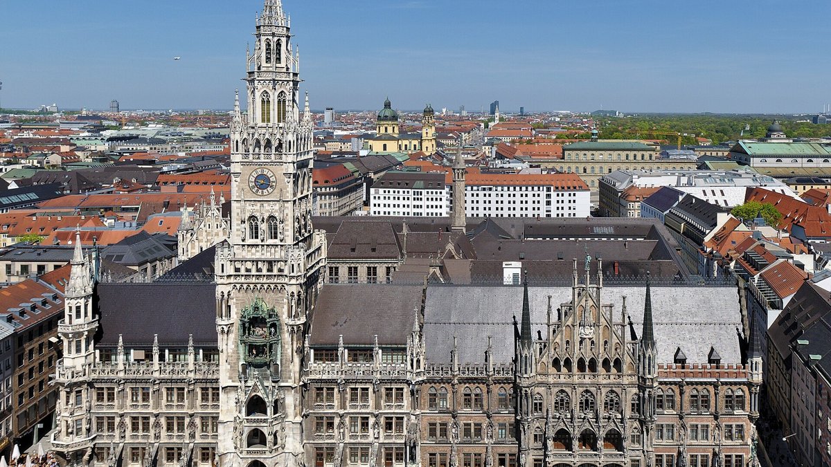 Neues Rathaus am Marienplatz in München