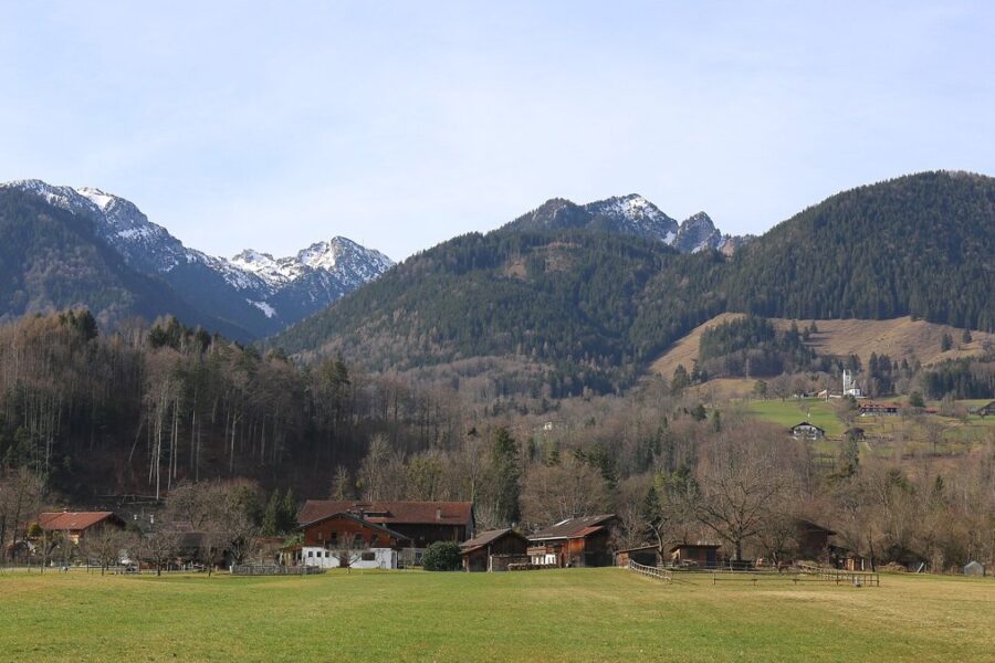 Wendelstein von St. Margarethen bei Brannenburg aus gesehen