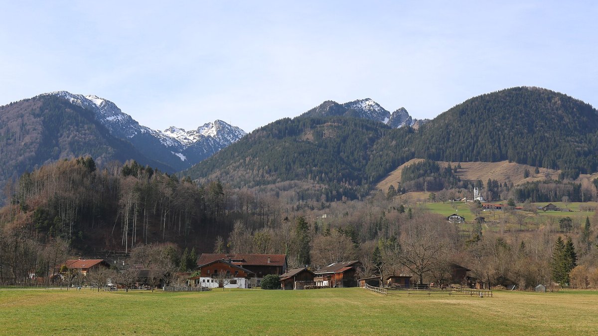 Wendelstein von St. Margarethen bei Brannenburg aus gesehen