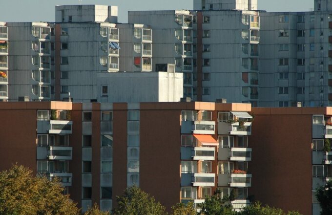 Wohnhochhäuser in München-Neuperlach